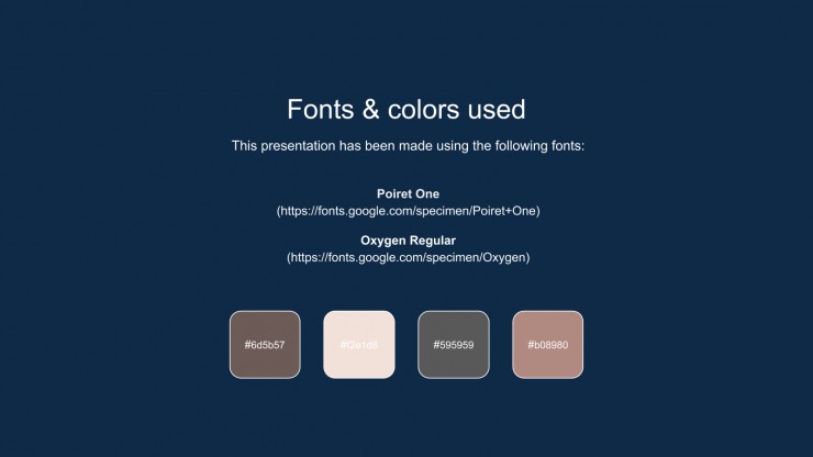Minimalist Aesthetic Slideshow presentation template