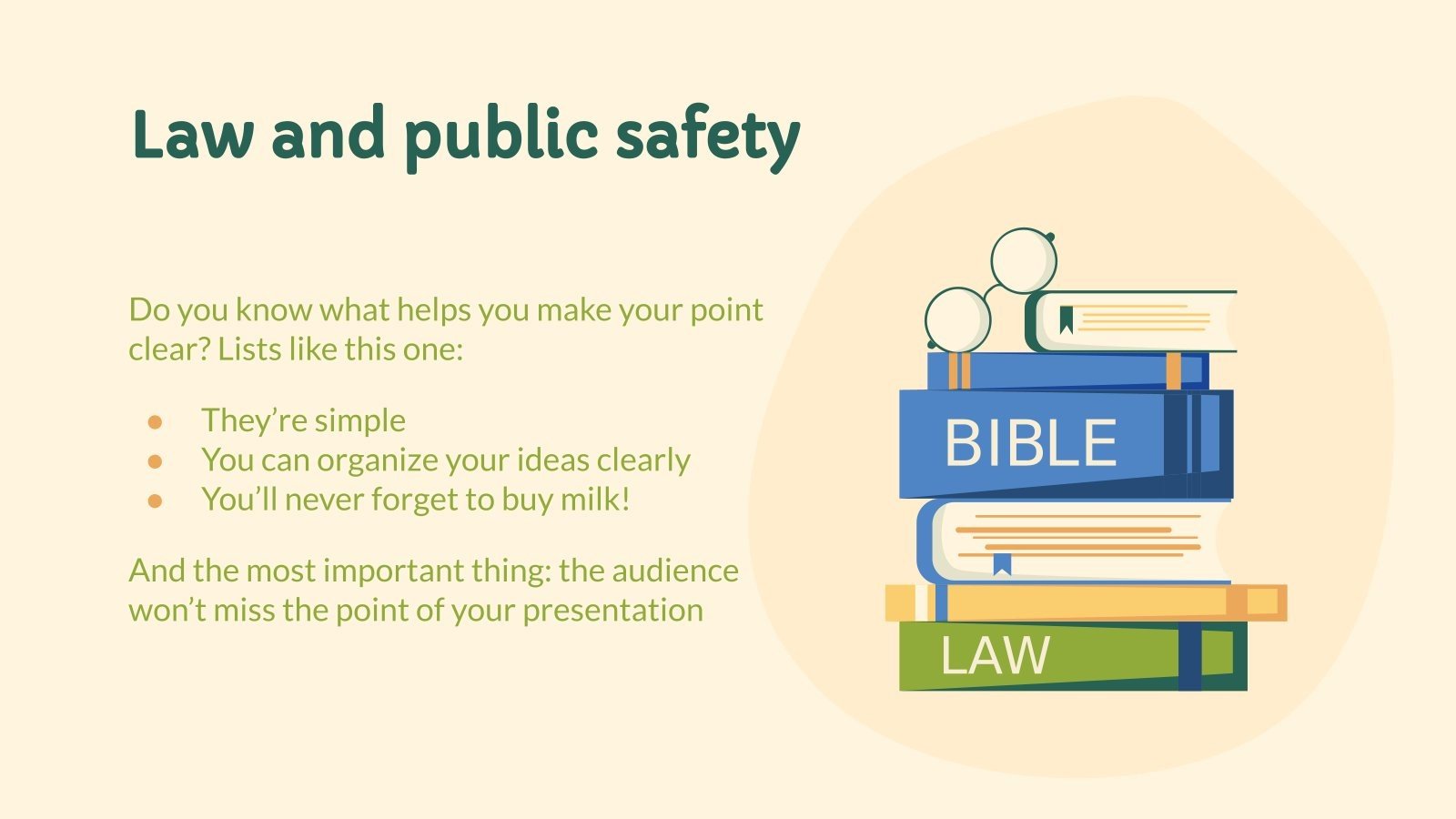 Law, Safety & Security for 6th Grade Google Slides & PPT