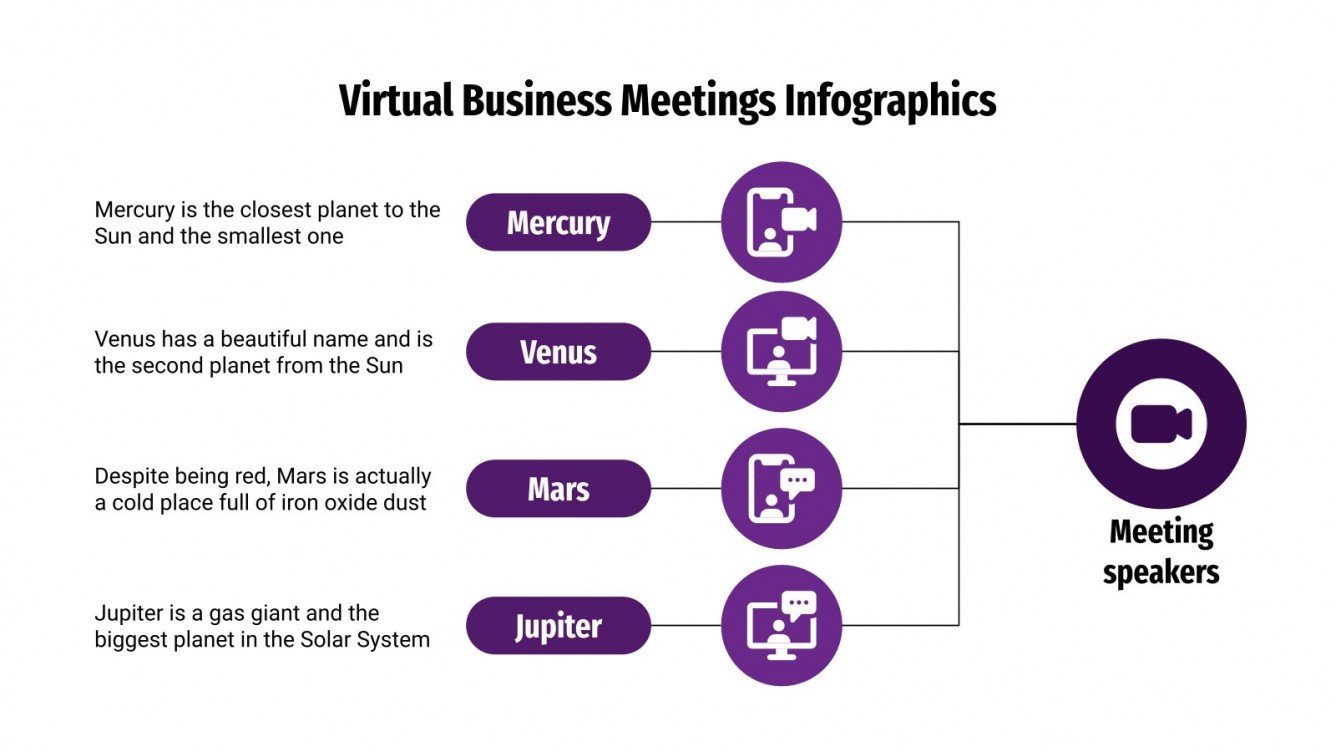 Virtual Business Meetings Infographics