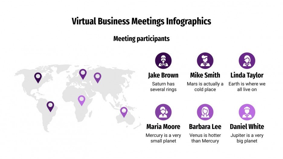Virtual Business Meetings Infographics