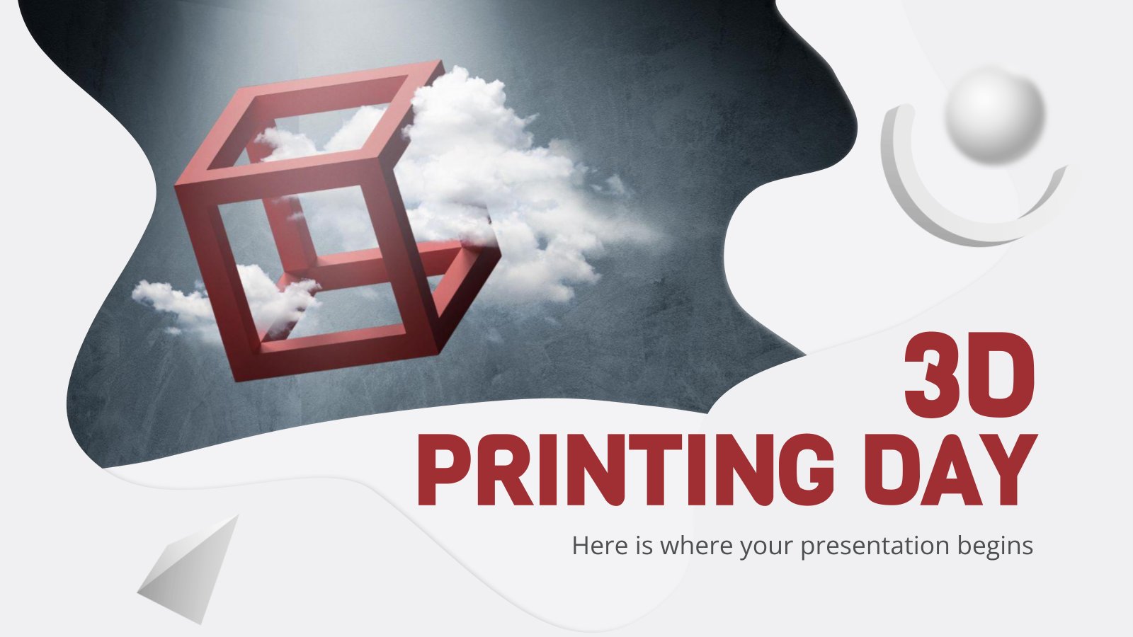 3D Printing Day presentation template 