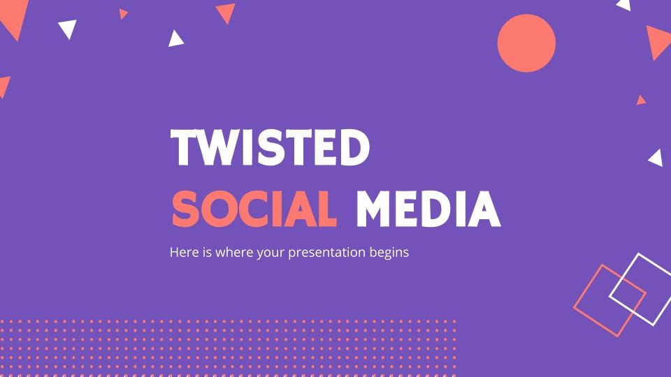 Plantillas gratis de Redes Sociales para Google Slides y PPT