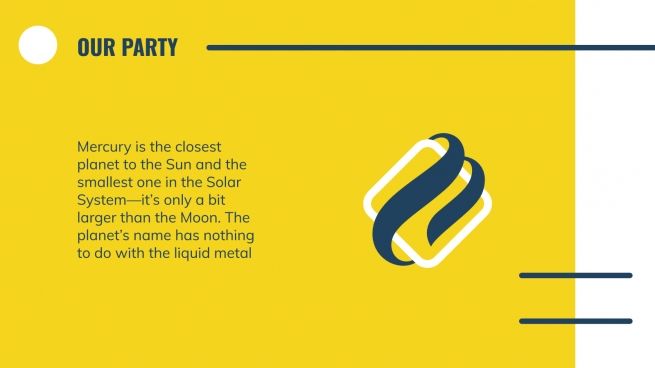Political Party Campaign presentation template