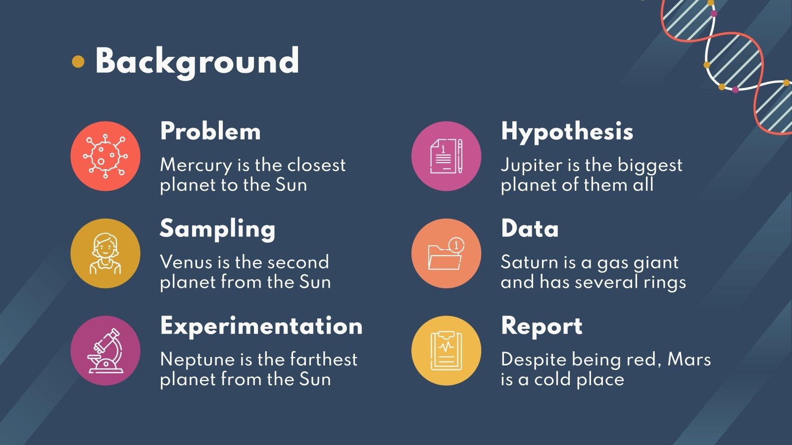 DNA The Human Body Recipe Google Slides & PPT template