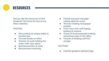 Political Party Campaign presentation template