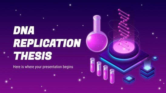 DNA Replication Thesis presentation template 