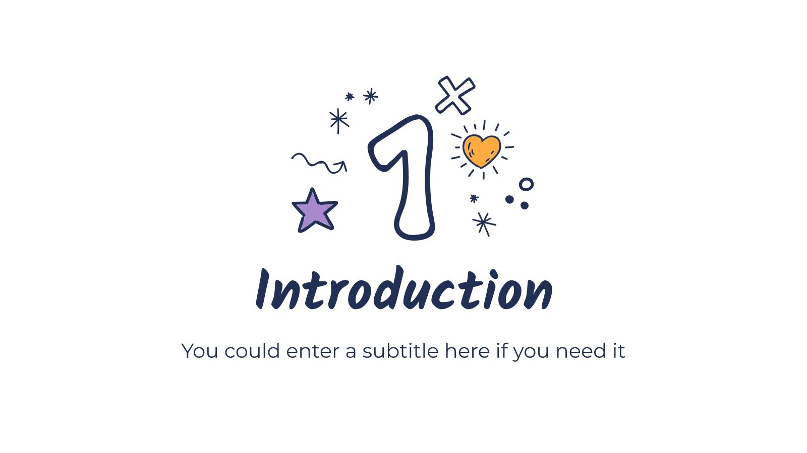 Doodle Sketchbook Slides theme and PowerPoint template