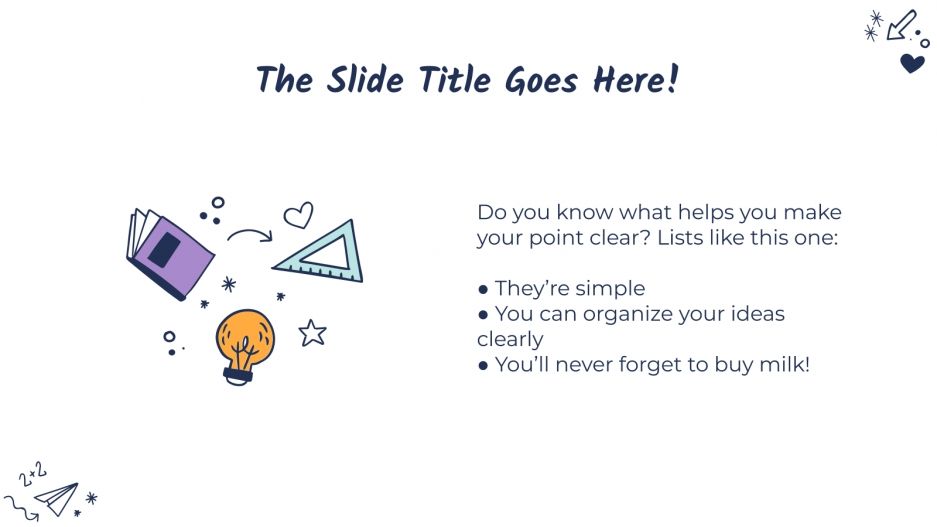 Doodle Sketchbook Slides theme and PowerPoint template