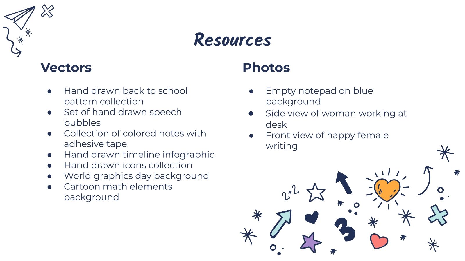 Doodle Sketchbook Slides theme and PowerPoint template