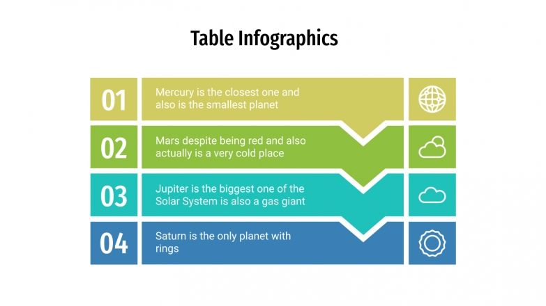 Table Infographics for Google Slides & PowerPoint