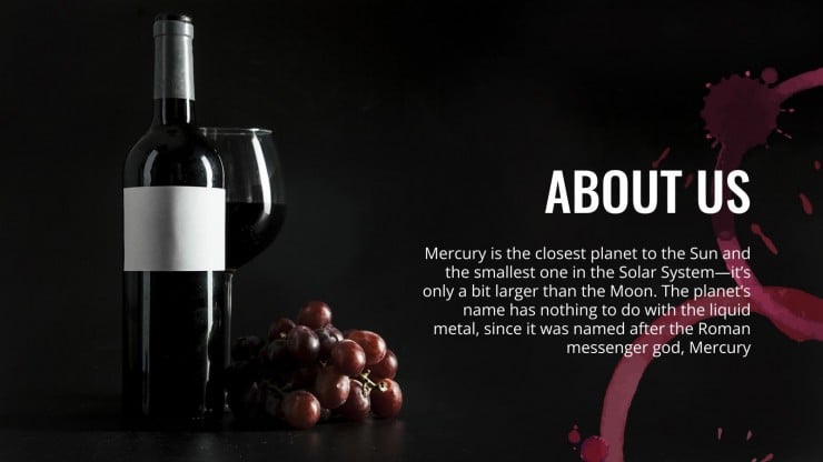 Vineyard Company Profile Google Slides & PowerPoint template