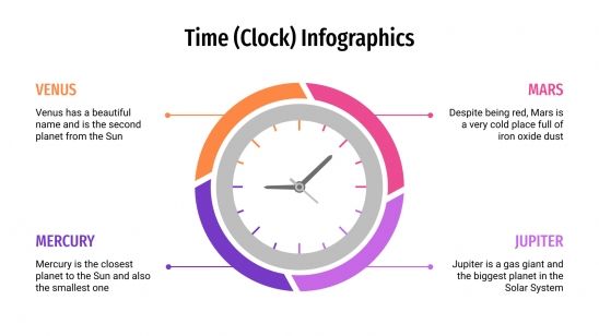Time Clock Infographics For Google Slides PowerPoint