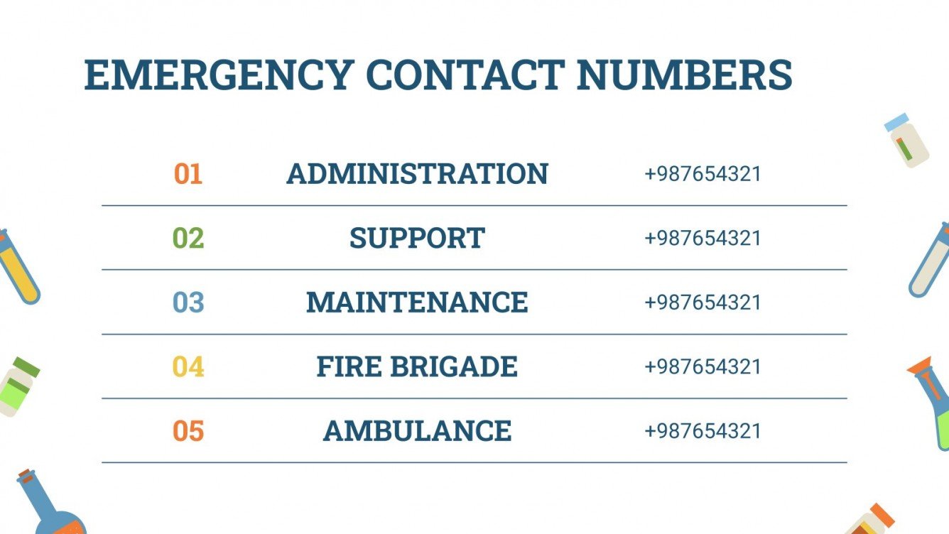 Lab Safety Google Slides & PowerPoint template