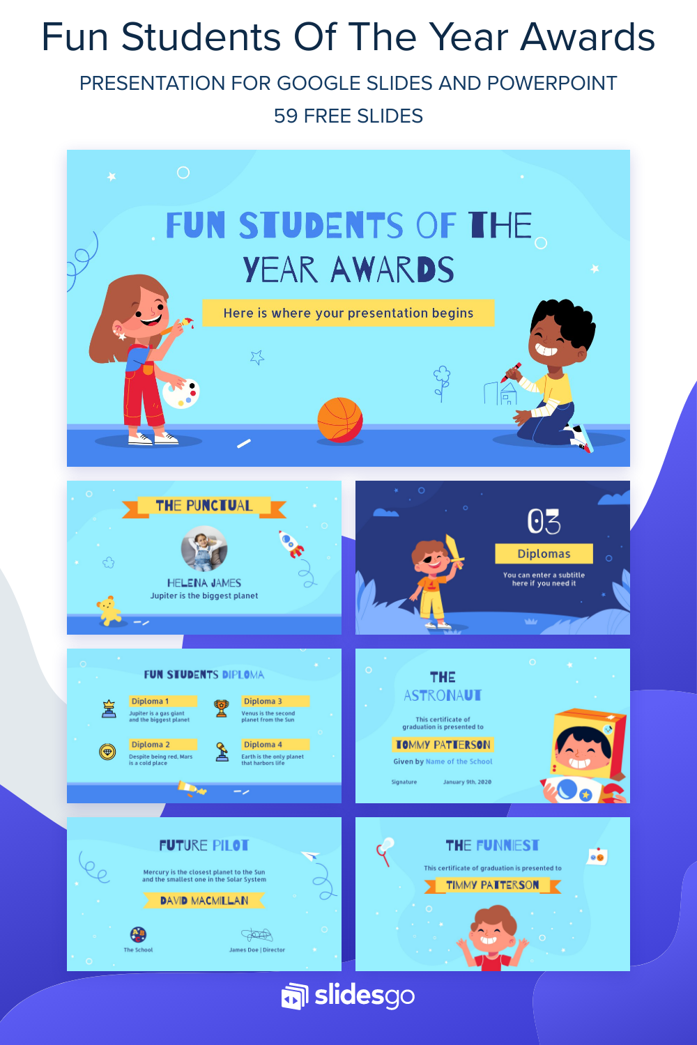 Fun Students of the Year Awards | Google Slides & PowerPoint