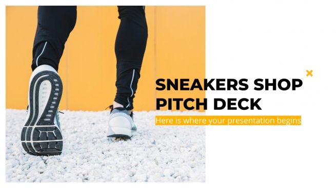 Sneakers Shop Pitch Deck Google Slides PowerPoint Template