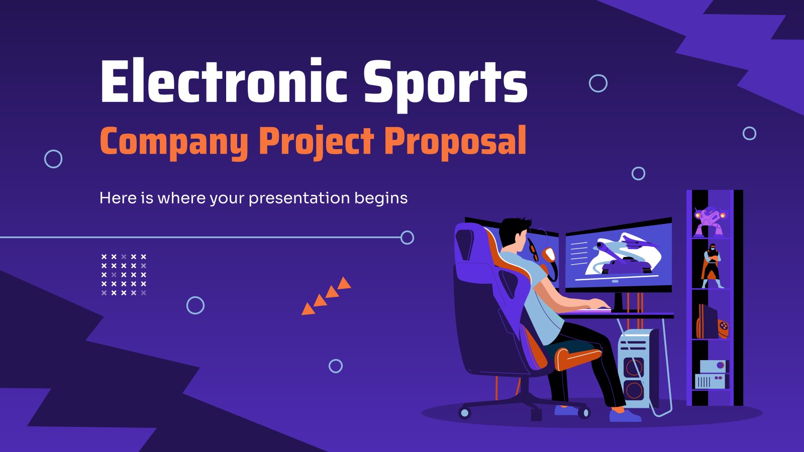 eSports Company Project Proposal presentation template 