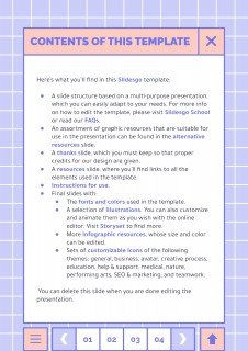 귀엽고 사랑스러운 인터페이스 프레젠테이션 템플릿