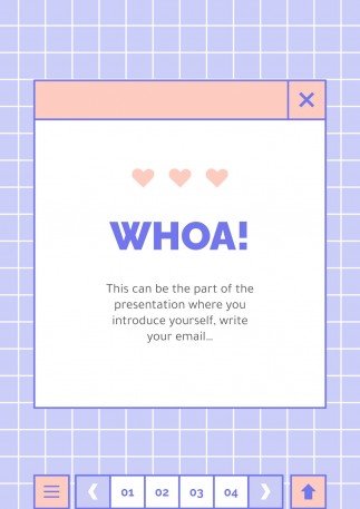 귀엽고 사랑스러운 인터페이스 프레젠테이션 템플릿