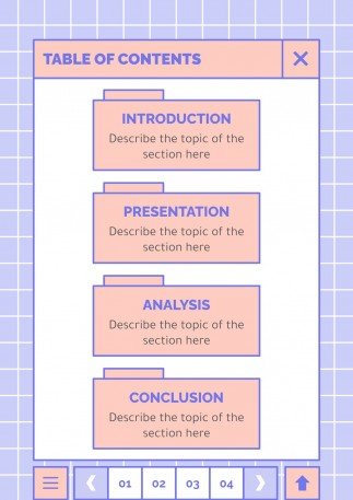 귀엽고 사랑스러운 인터페이스 프레젠테이션 템플릿