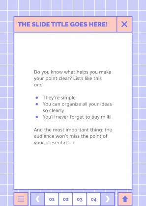 귀엽고 사랑스러운 인터페이스 프레젠테이션 템플릿