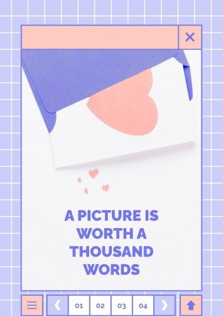 귀엽고 사랑스러운 인터페이스 프레젠테이션 템플릿