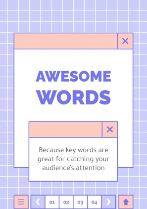 귀엽고 사랑스러운 인터페이스 프레젠테이션 템플릿