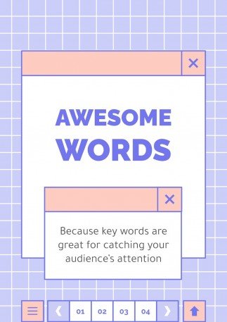 귀엽고 사랑스러운 인터페이스 프레젠테이션 템플릿