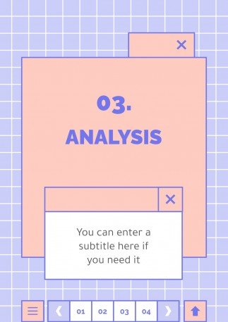 귀엽고 사랑스러운 인터페이스 프레젠테이션 템플릿