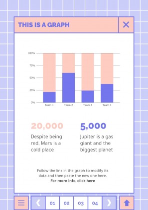 귀엽고 사랑스러운 인터페이스 프레젠테이션 템플릿