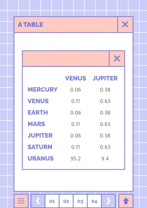 귀엽고 사랑스러운 인터페이스 프레젠테이션 템플릿