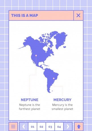 귀엽고 사랑스러운 인터페이스 프레젠테이션 템플릿