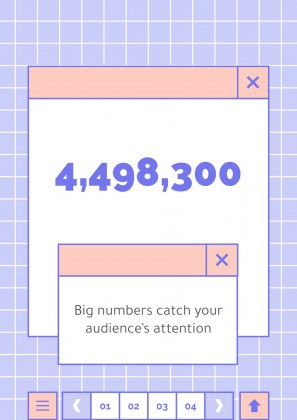 귀엽고 사랑스러운 인터페이스 프레젠테이션 템플릿