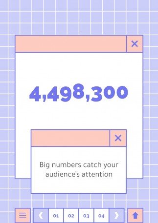 귀엽고 사랑스러운 인터페이스 프레젠테이션 템플릿