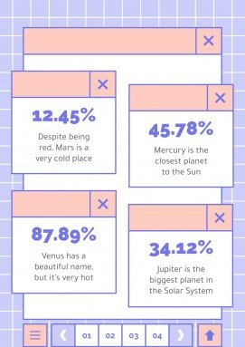귀엽고 사랑스러운 인터페이스 프레젠테이션 템플릿