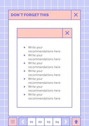 귀엽고 사랑스러운 인터페이스 프레젠테이션 템플릿
