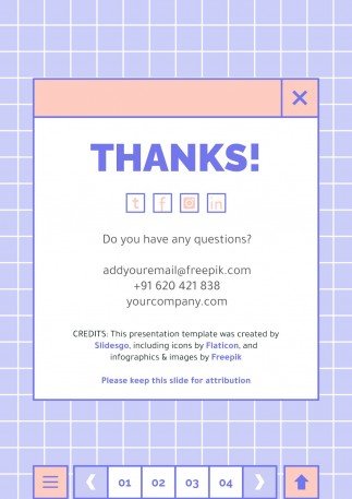 귀엽고 사랑스러운 인터페이스 프레젠테이션 템플릿