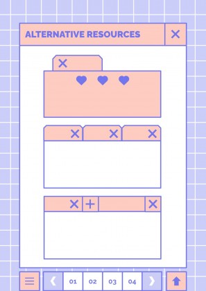 귀엽고 사랑스러운 인터페이스 프레젠테이션 템플릿