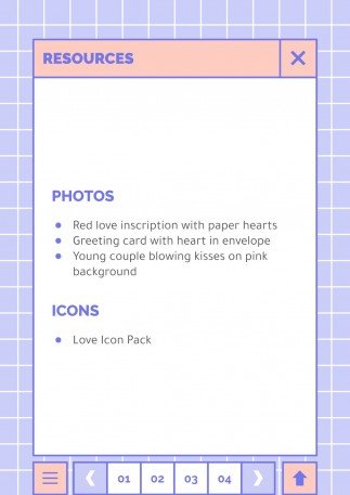 귀엽고 사랑스러운 인터페이스 프레젠테이션 템플릿