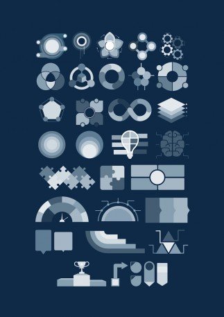 귀엽고 사랑스러운 인터페이스 프레젠테이션 템플릿