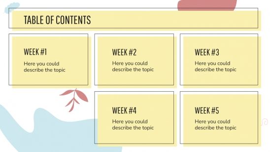 Plan de cours Mative : Modèles de présentation