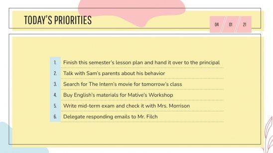 Plan de cours Mative : Modèles de présentation