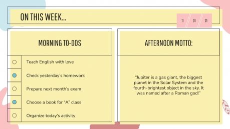 Plan de cours Mative : Modèles de présentation