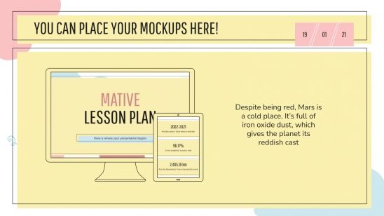 Plan de cours Mative : Modèles de présentation