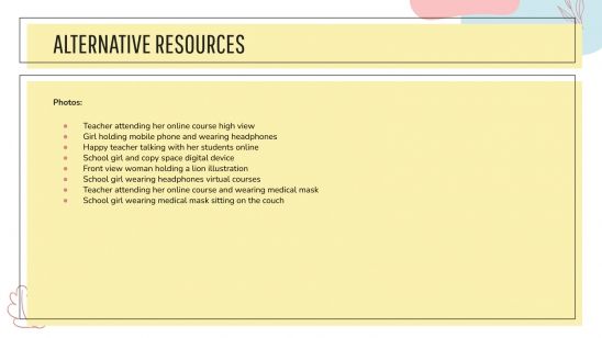 Plan de cours Mative : Modèles de présentation