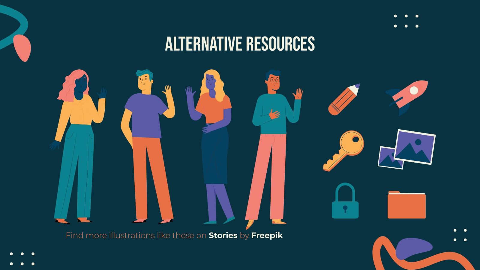 Abstract Marketing Plan Google Slides & PowerPoint template