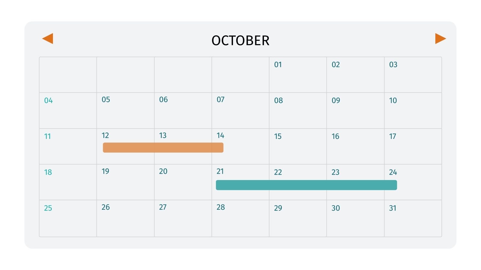 Monthly Planner for Google Slides & PowerPoint