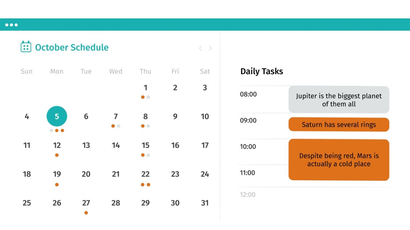 Monthly Planner for Google Slides & PowerPoint
