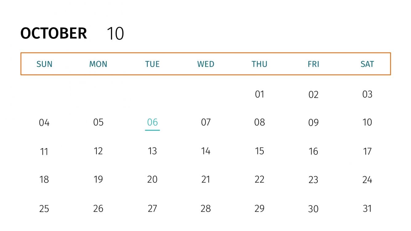 Monthly Planner for Google Slides & PowerPoint
