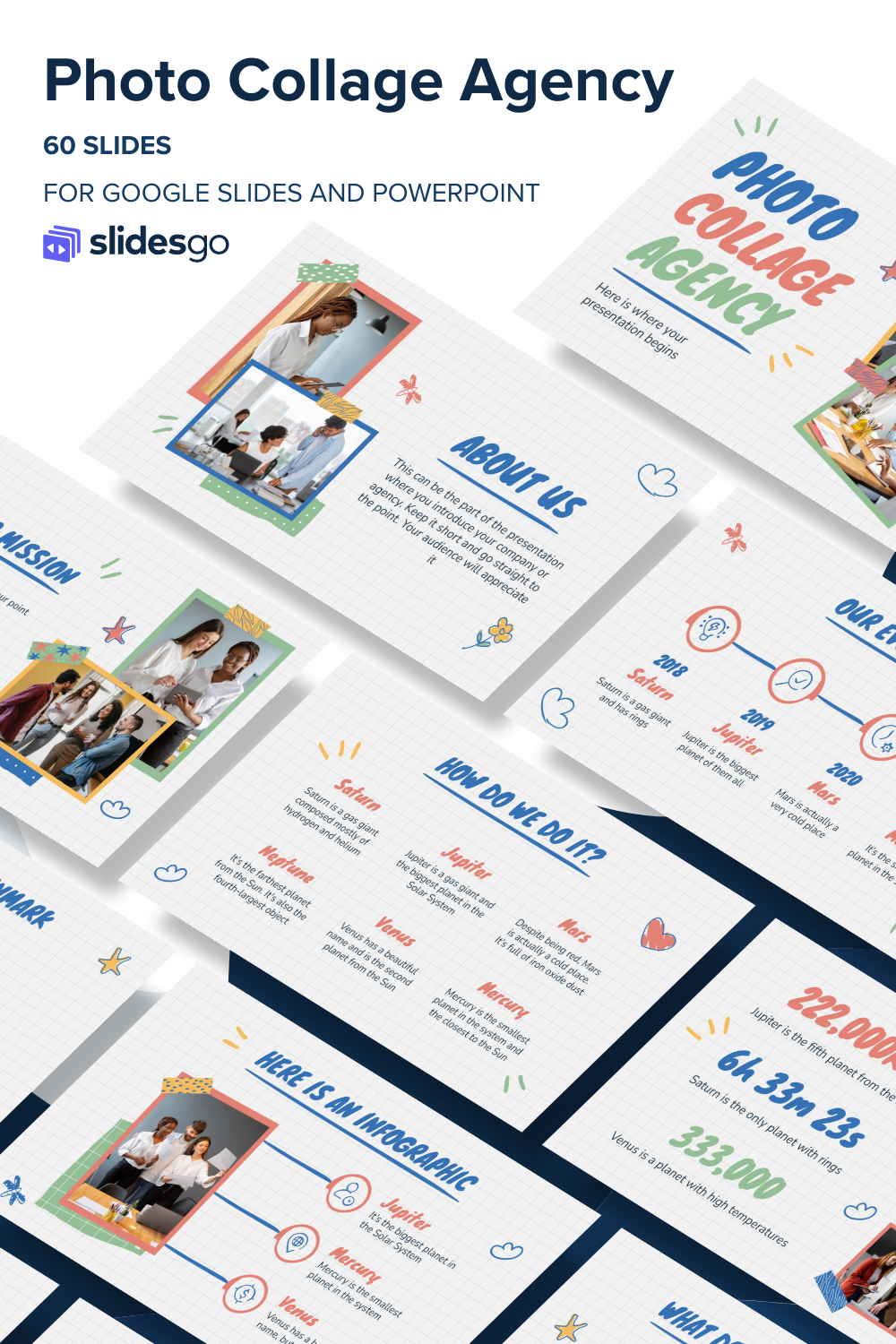 Photo Collage Agency Google Slides & PowerPoint