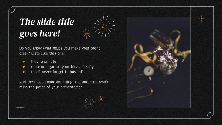 Aesthetic Goals Setting for the New Year presentation template 